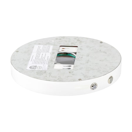 Jesco Flush Mount LED CM408RA EM Battery Only CM408RA-07R-EM-WH